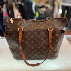 Louis Vuitton Brown Monogram Tote Bag
